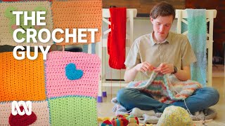 Jorden became The Crochet Guy during lockdown by making art with yarn | ABC Australia