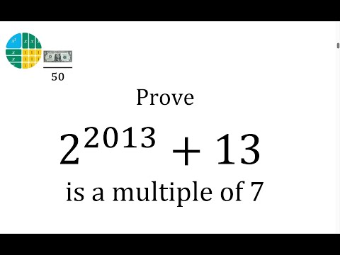 Prove 2^2013 +