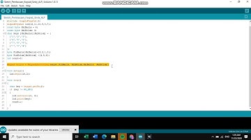 Simulasi Pembacaan Keypad Arduino IDE menggunakan Proteus 8 Professional