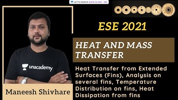 L7 | Heat Transfer from Extended Surfaces (Fins) | #Heat_&_Mass_Transfer | #ESE_2021