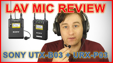 Mike Reads Reviews: Sony 2-Channel Wireless Lav Mic (UTX-BO3/URX-P03D)