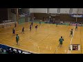 6日 ハンドボール男子 福島市西部体育館Eコート 函館大学付属有斗×岩国工業 2回戦 前半