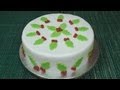 How to Make A Christmas Cake (Part 4 - Icing & Decorating)