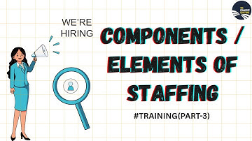 COMPONENTS / ELEMENTS OF STAFFING || TRAINING AND DEVELOPMENT | PART-3