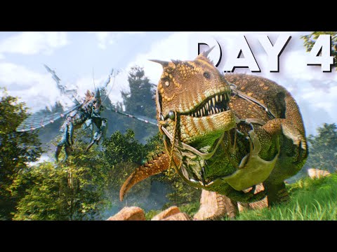 Day 4 Defending On SMALL TRIBES From ALPHAS - ARK ASCENDED PVP