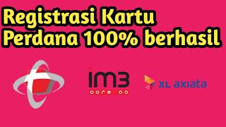 Cara Registrasi Kartu Indosat Telkomsel Xl screenshot 2