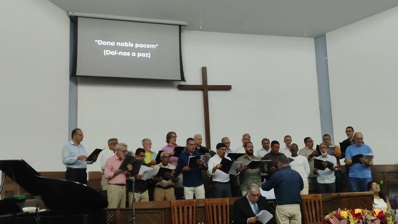 Pacem (Tradicional Latino;Lee Dengler),Coro Masculino Lucas Silva, Culto de Vigília na IEBCA.