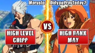 GGST High Level Gameplay | HIGH LEVEL CHIPP (Marvelo) vs HIGH RANK CHIPP (DidyouPrayToday?)