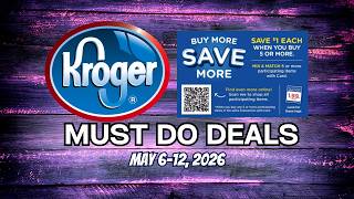 *MEGA SALE* Kroger MUST DO Deals for 5/6-5/12 | Buy 5 Save $1 Each Mega Sale & MORE