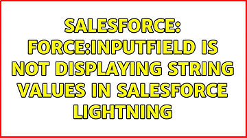 Salesforce: force:inputField is not displaying String values in salesforce Lightning