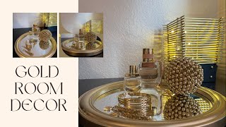 Gold Room Decor | DIY Room Decor on a Budget #shorts