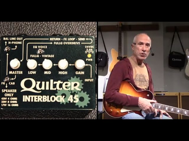 Quilter Interblock 45 Watt Amp Head - YouTube