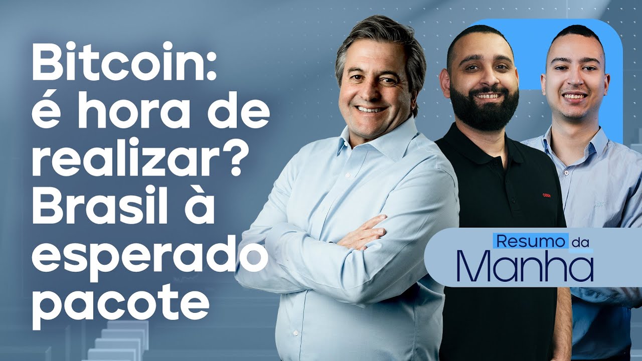 🔴 14/11/2024 Bitcoin: é hora de realizar? Brasil à esperado pacote |  Resumo da manhã