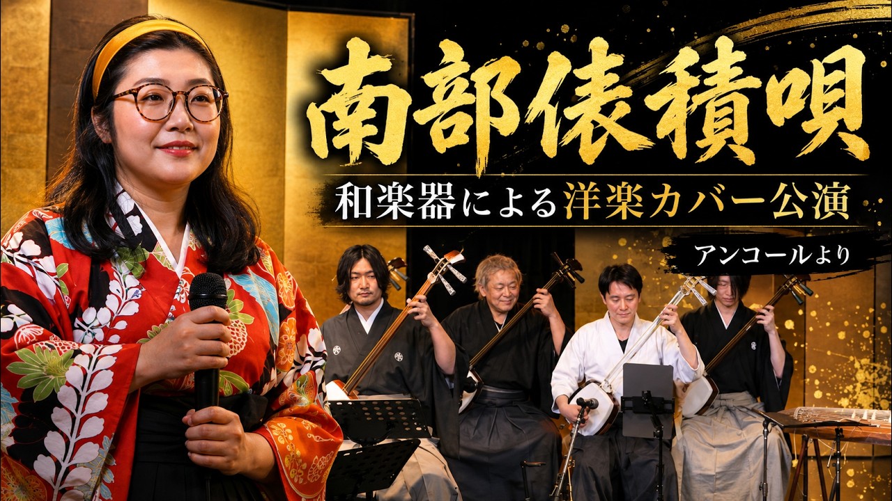 南部俵積唄 和楽器による洋楽カバー公演 アンコールより