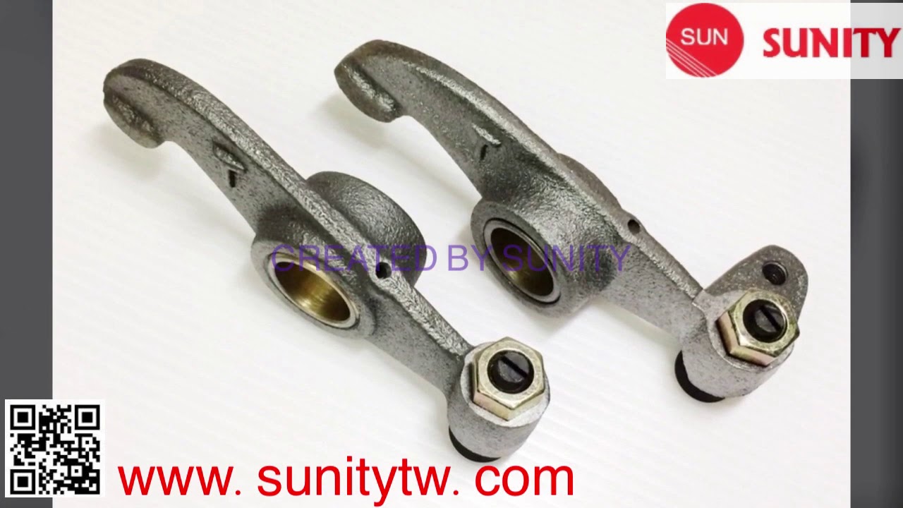 TAIWAN SUNITY - suction valve lever and exhaust valve lever with bush for yanmar 2T 3T engines
