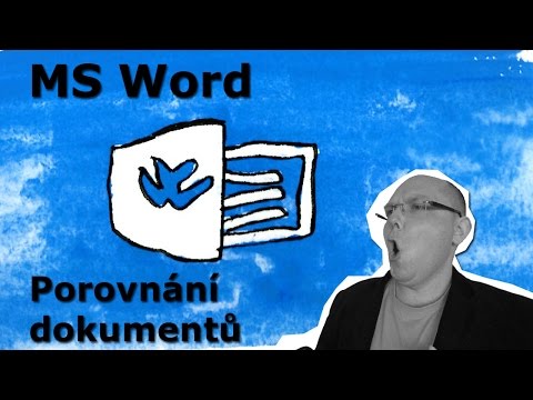 Video: Jak mohu porovnat dva dokumenty Word pro sledování změn?