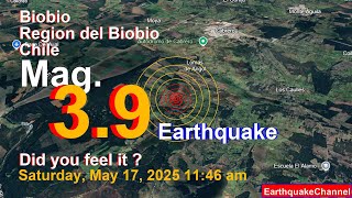 7.2 km North of Cabrero, Biobio, Region del Biobio, Chile Earthquake today now