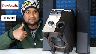 Flowbeats FTS-20 2.1 HOME THEATRE️UNBOXING REVIEW SOUND TEST️DOWN FIRING SUB-WOOFER ONLY ₹4999