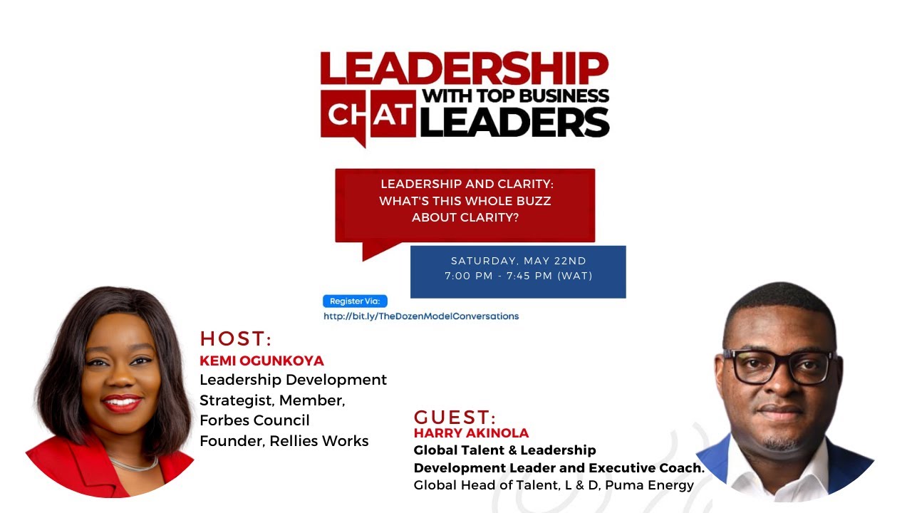 Leadership Chat With Top Business Leaders - Kemi Ogunkoya & Harry ...