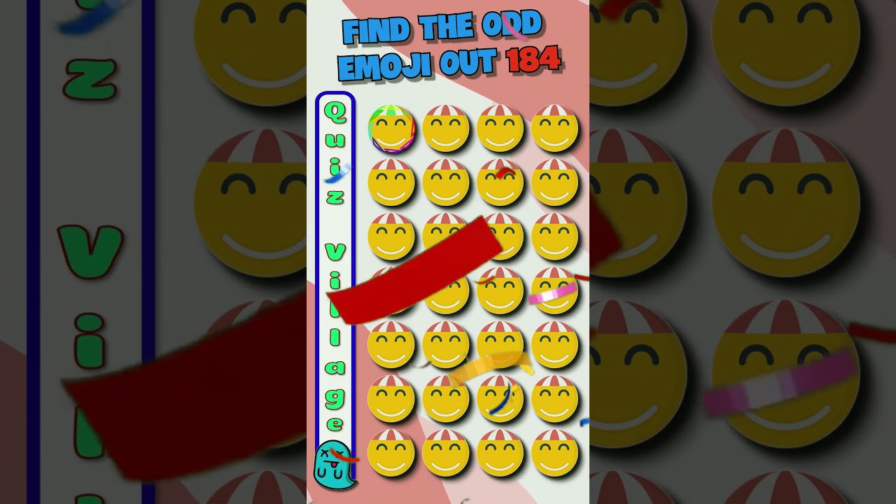 Find the odd emoji out 