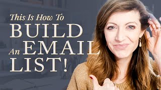 5 Ways To Build Your Email List BEFORE your launch [best prelaunch marketing strategies!]