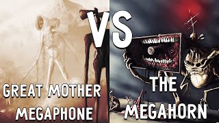 ВЕЛИКАЯ МАТЬ МЕГАФОН ПРОТИВ БОЛЬШАЯ СИРЕНА В МАЙНКРАФТ GREAT MOTHER MEGAPHONE VS MEGAHORN MINECRAFT