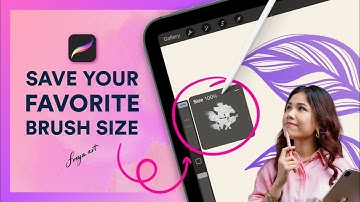How to Change Brush Size in Procreate and Save Your Favorite One! 💾🖌️