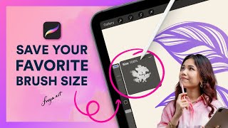 How to Change Brush Size in Procreate and Save Your Favorite One! 💾🖌️ screenshot 4