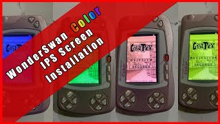 WonderSwan Color IPS Screen Installation @CandisClassicGameShrine