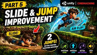Slide And Jump Fix (Part 5) | Unity 2.5D Jungle Game Development Course | Complete Game from Scratch