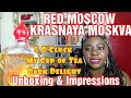 RED MOSCOW UNBOXING & INITIAL IMPRESSIONS, 5 O'CLOCK MY CUP OF TEA & DARK DELIGHT #REDMOSCOW