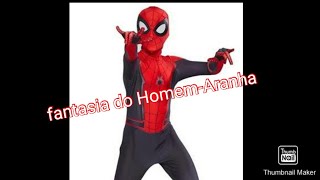 fantasia do Homem-Aranha da shopee