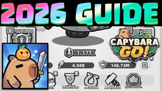 Capybara Go! 2026 ADVANCED Beginner GUIDE