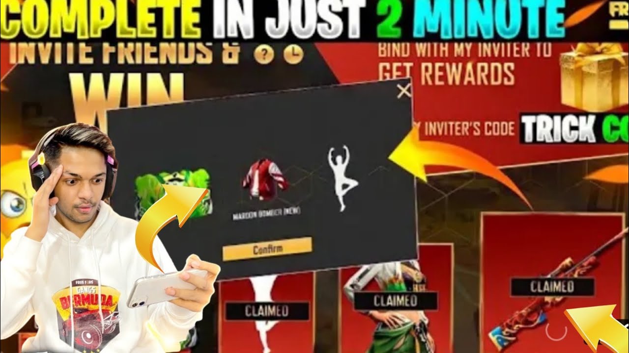 HOW TO COMPLETE INVITE FRIENDS & WIN NEW EVENT FREE FIRE TODAY |FREE FIRE NEW EVENT TODAY|NEW EVENT