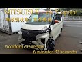 三菱　ekクロススペース　MITSUBISHI ek X space　現状事故車・再生修理　Body repair Accident　car　repair　6minutes30seconds