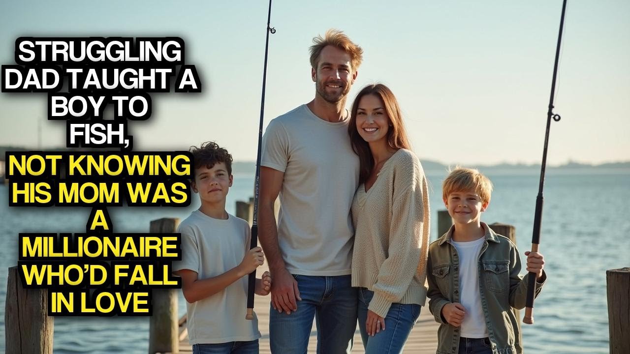 Отец-борец научил мальчика ловить рыбу, не зная, что его мама — миллионерша, которая влюбится