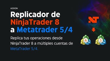 [Installation] Replicator from Ninjatrader 8 to Metatrader 5 +V30 [Futures and CFDs]
