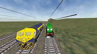 99% FAIL! 🛑 क्या ये Indian Trains इस खतरनाक पहाड़ पर चढ़ पाएंगी? | Open Rails Challenge ajmgaming 4khd
