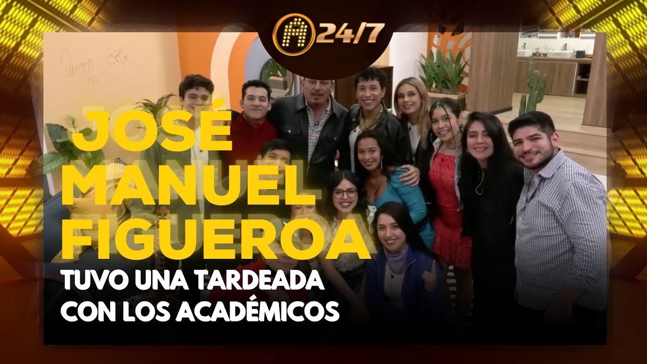 José Manuel Figueroa comió tacos con los académicos y compartió sus mejores tips | La Academia 2024