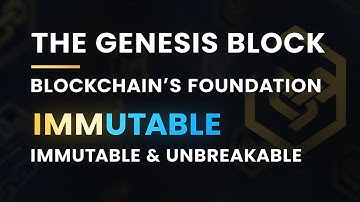 The Genesis Block Blockchain
