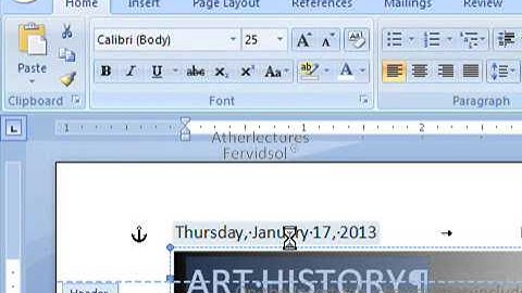 Lecture No 19 Header and Footer Word 2007 Computer Training in Urdu
