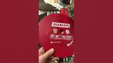 New Mitre saw blade cuts like a hot knife through butter!