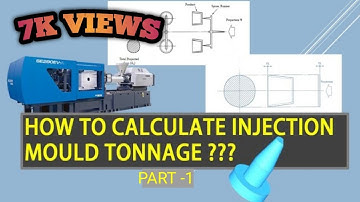 How to calculate Clamping tonnage of injection mould (PART -1)