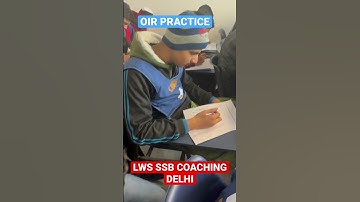 SSB OIR PRACTICE At LWS SSB Wing | Best SSB Coaching In Delhi #ssbinterview #shorts