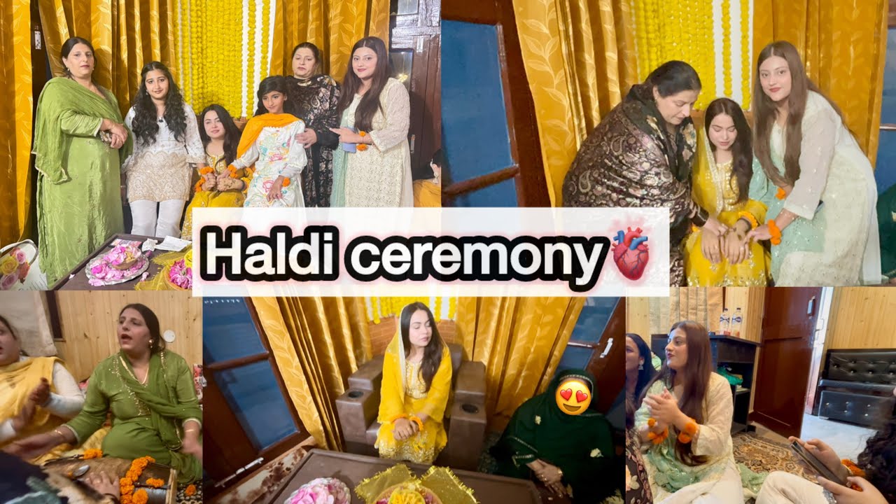My cousin’s Mayoun vlog||Haldi ceremony vlog||A day full of happy tears🫀