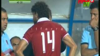 حسام غالي يضرب لاعب المحلة على وجهه