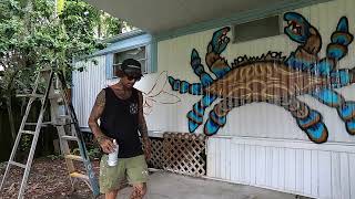 Amazing Florida Spray Can Art! by Troy Bell Outdoors 95 views 1 year ago 7 minutes, 9 seconds