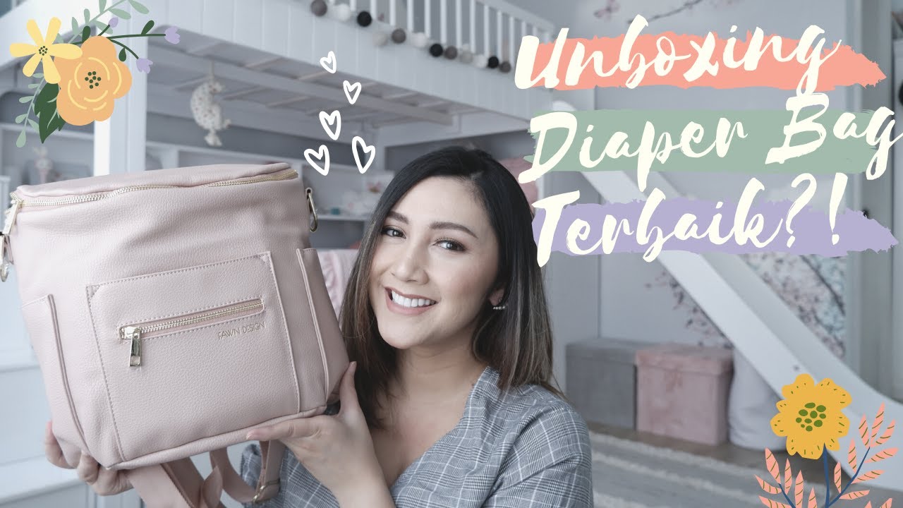 UNBOXING FAWN DESIGN DIAPER BAG TERBAIK?! YouTube