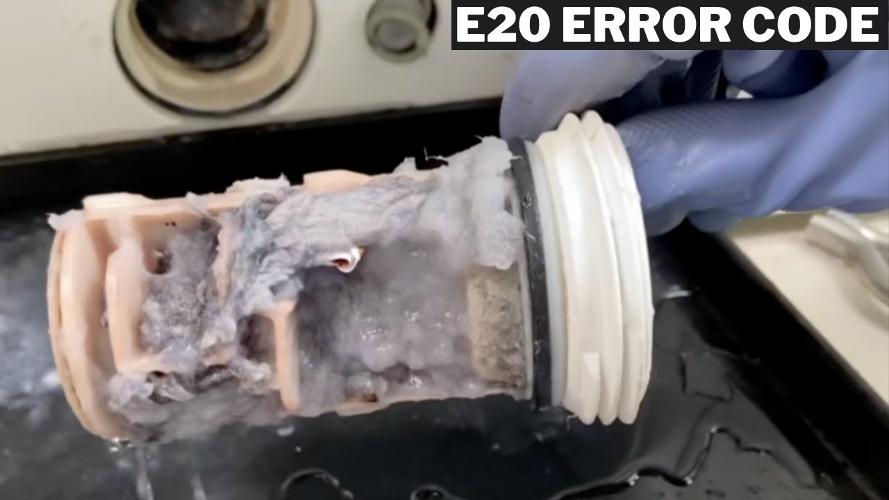 E20 Error Code Washing Machine Not Spinning - How To Fix - Youtube