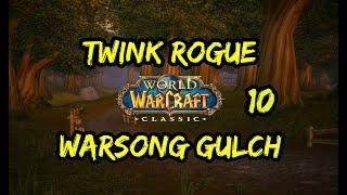 WoW Classic Twink 29 Battleground 10. Dagger Rogue. World of Warcraft Warsong Gulch